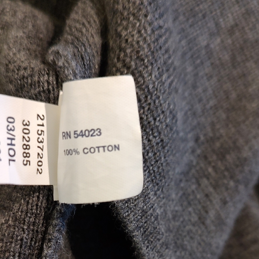 GAP Charcoal Zip-Up Sweater - Picture 8 of 8